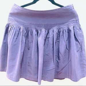Gap silk lavender skirt used good condition